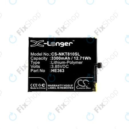 Nokia 8.1 (Nokia X7) - Akku Batterie HE362, HE363, HE377 3300mAh HQ