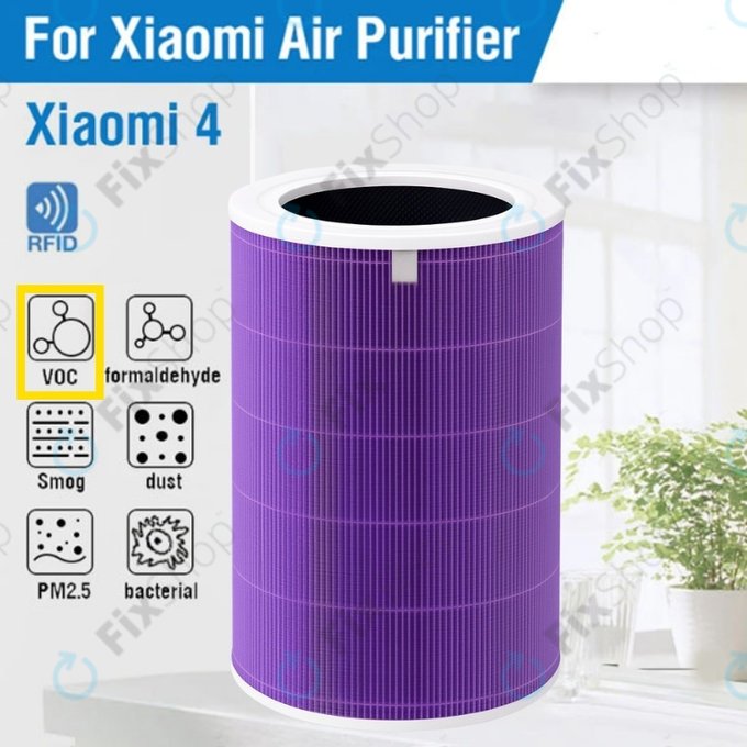 Xiaomi Mi Mijia Air Purifier 4 - HEPA-Filter (Geruchsneutralisierend) (Lila)