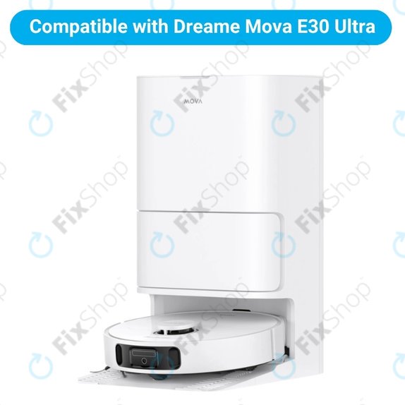 Ersatzteilset für Xiaomi Dreame Mova E30 Ultra (1x Hauptbürste, 2x Filter, 2x Seitenbürste, 4x Wischtuch, 2x Staubbeutel)