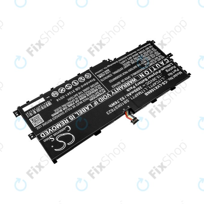 Batterie für Lenovo ThinkPad X1 Yoga 2018, 3500mAh, Li-Pol, 15.36V, L17C4P71, HQ