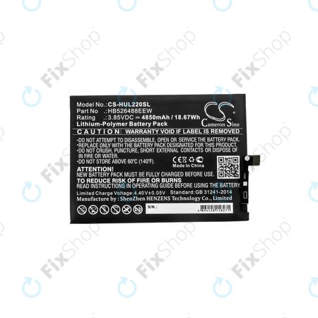 Huawei Honor 10X Lite - Akku Batterie HB526488EEW 4850mAh HQ