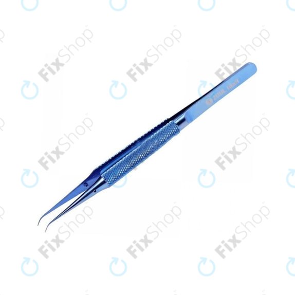 2UUL BlueT Curved Head - Pinzette aus Titanlegierung für präzisen Drahtsprung (0.1mm)