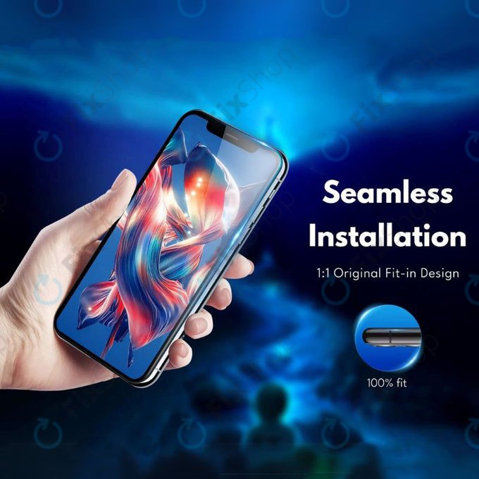 Apple iPhone 15 Pro - LCD Display + Touchscreen Front Glas + Rahmen In-Cell FixPremium