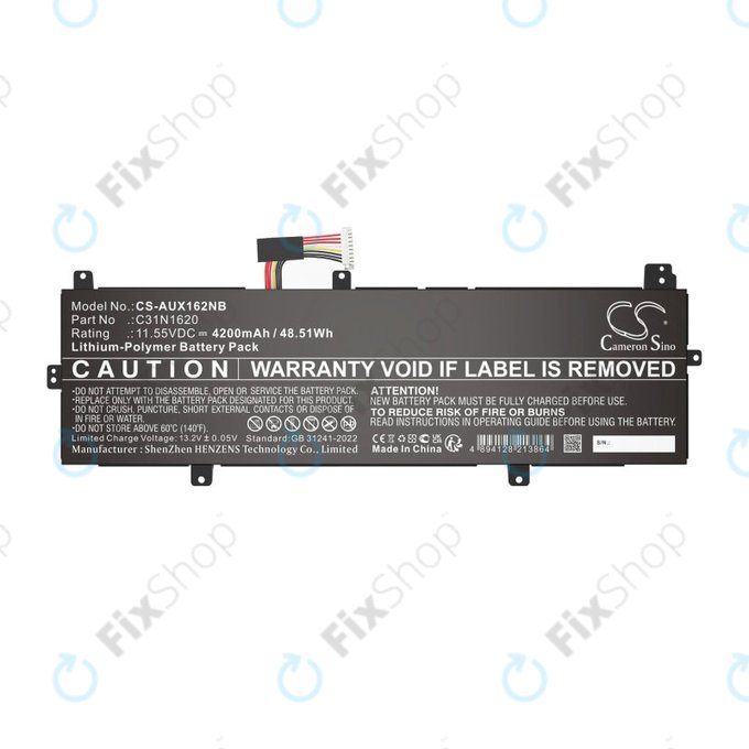 Batterie für Asus BX430, Expertbook B5440fa, P5240ua-1a, 4200mAh, Li-Pol, 11.55V, C31N1620, HQ