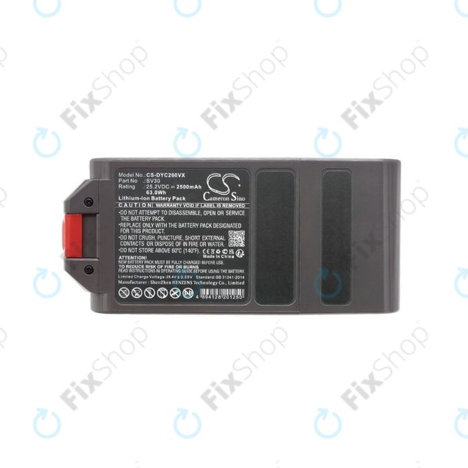 Dyson V12 - Akku Batterie 965470-01 Li-Ion 25.2V 2500mAh HQ