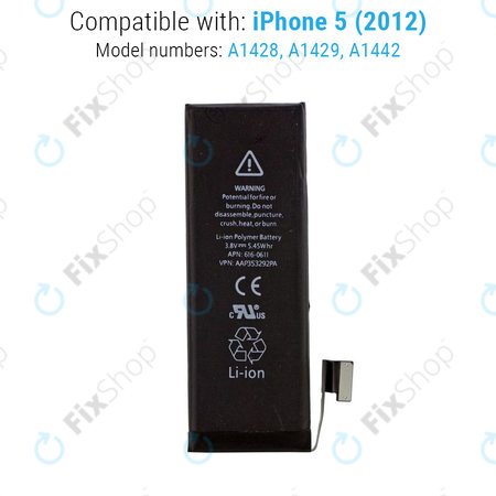Apple iPhone 5 - Akku Batterie 1440mAh
