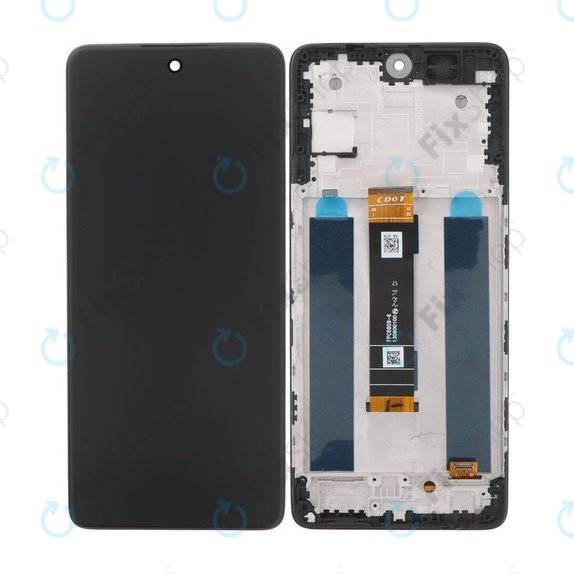 TCL 50 Pro NxtPaper - LCD Display + Touchscreen Front Glas + Rahmen (Matte Black) TFT