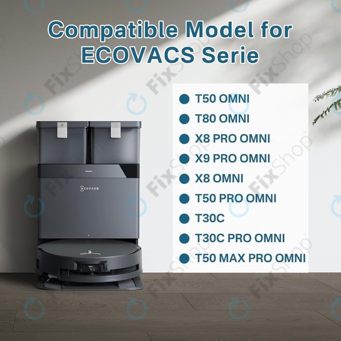 Ecovacs Deebot T30c, T50-series, T80-series, X8-series, X9 Pro-series - Abfallbeutel