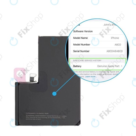 Akku für iPhone 15 Pro | 661-35694 | 3274mAh | Genuine Apple