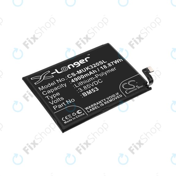 Xiaomi Mi 10T 5G, Mi 10T Pro 5G - Akku Batterie BM53 4900mAh HQ