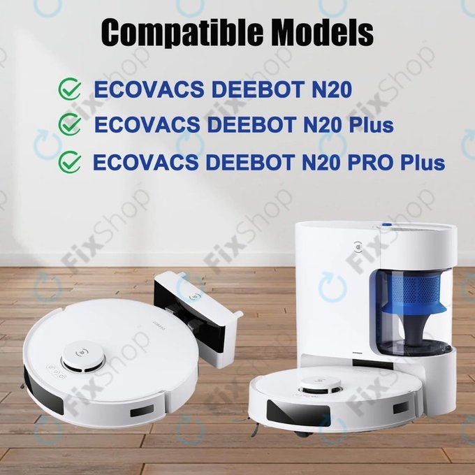 Wischtuch, 2 Stk. für Ecovacs Deebot N20, N20 Plus, N20 Pro Plus