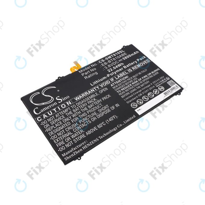 Akku batterie für Samsung Galaxy Tab S2, 5800mAh, Li-Pol, 3.8V, EB-BT810ABE, HQ