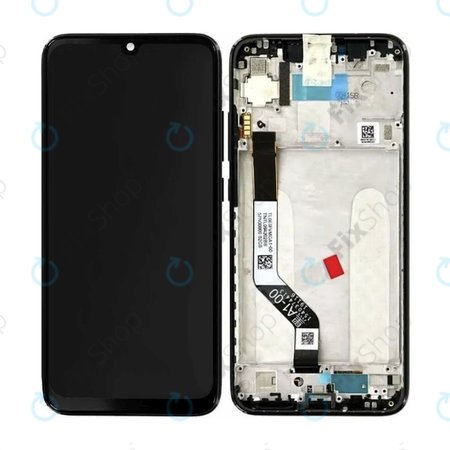 Xiaomi Redmi Note 7 M1901F7G M1901F7H - LCD Display + Touchscreen Front Glas + Rahmen (White) - 560460002033 Genuine Service Pack