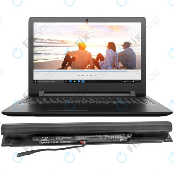 Batterie für Lenovo IdeaPad 110-15, 4100mAh, Li-Ion, 10.8V, 5B10L79053, HQ