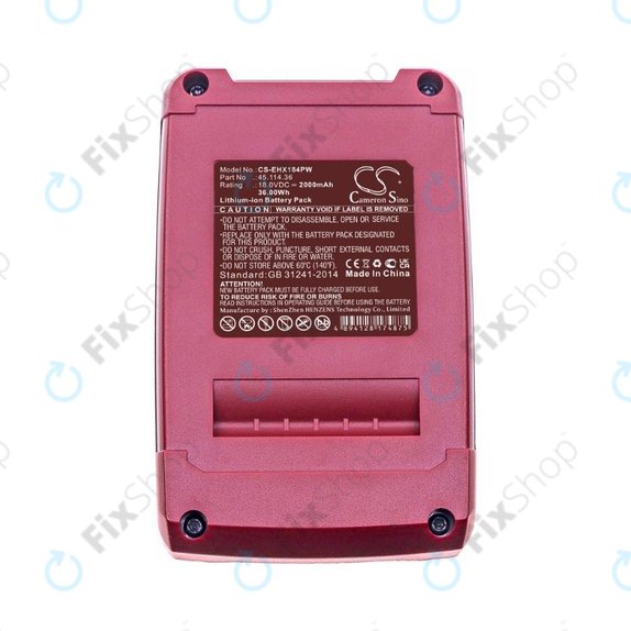 Einhell 18V - Akku Batterie 45.114.36 Li-Ion 18.0V 2000mAH HQ