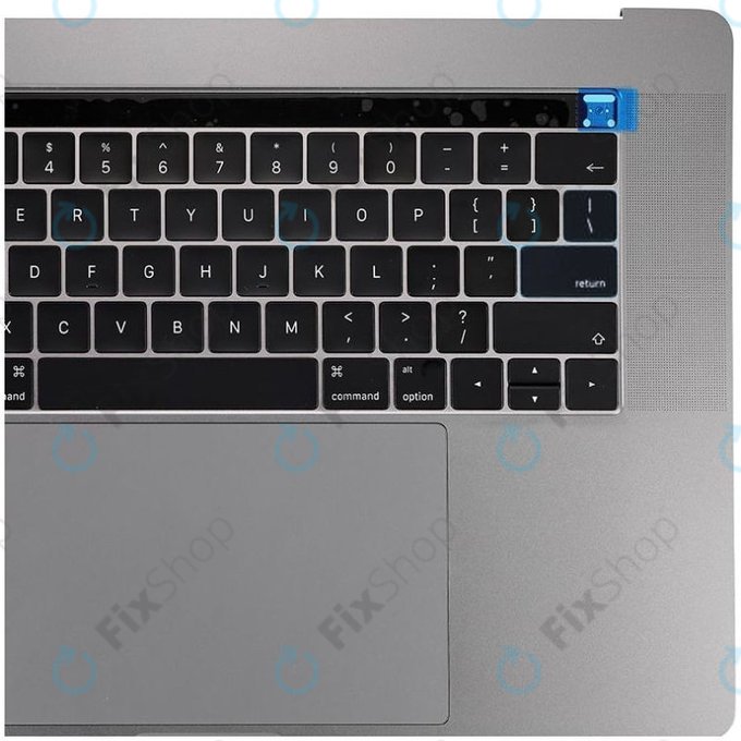 Apple MacBook Pro 15" A1707 (Late 2016 - Mid 2017) - Oberer Rahmen Tastatur + Tastatur US + Mikrofon + Trackpad + Redner (Space Gray)