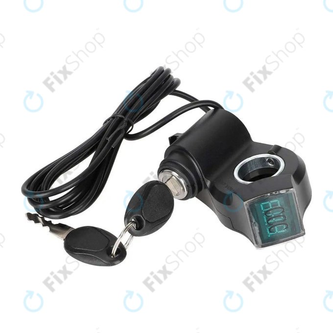 Kugoo Kirin M4, M4 Pro, Speedual, Zero 8X, 10X, MiniWalker, T10-DDM - Zündschalter mit Voltmeter