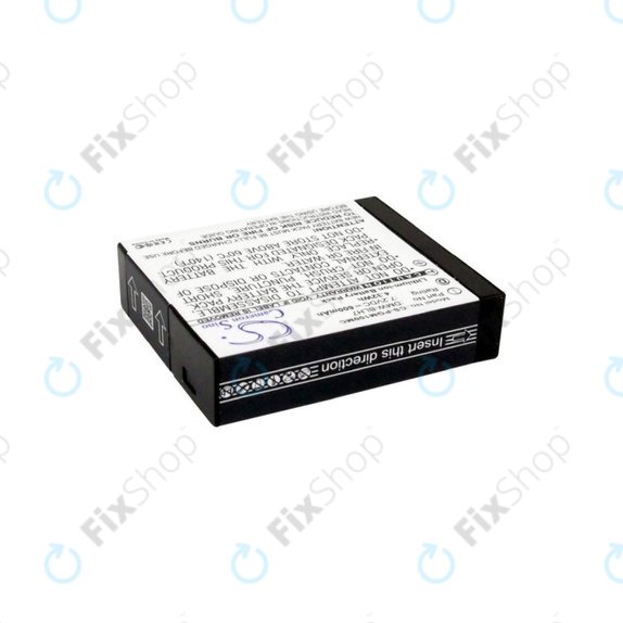 Batterie für Panasonic Lumix DMC, 600mAh, Li-Ion, 7.2V, DMW-BLH7, HQ