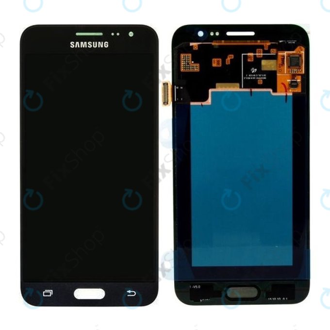 Samsung Galaxy J3 J320F (2016) - LCD Display + Touchscreen Front Glas (Black) - GH97-18414C, GH97-18748C Genuine Service Pack