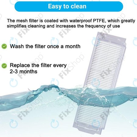 Xiaomi Mi Robot Vacuum Mop Pro (P), 2 Lite, 2 Pro, 2S, 3C, Viomi V2 Pro, V3, SE - HEPA-Filter (2Stk.)