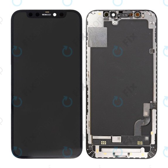 Display Hard OLED für iPhone 12 Mini, Touchscreen-Glas mit Rahmen, FixPremium