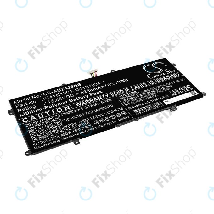 Akku batterie für Asus Zenbook 13, Zenbook 14, 4250mAh, Li-Pol, 15.48V, C41N1904, HQ