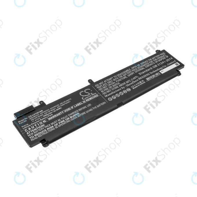 Batterie für Lenovo ThinkPad T460s, T470s, 2000mAh, Li-Pol, 11.4V, 00HW022, HQ