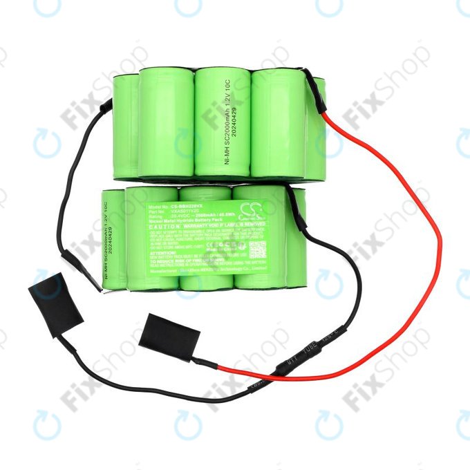 Akku batterie für Bosch BBBH 22042, BBH 22042/01, 2000mAh, Ni-MH, 20.4V, VXAS011V20, HQ