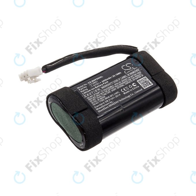 Batterie für Bang & Olufsen Beoplay P6, 3400mAh, Li-Ion, 7.4V, C129D1, HQ