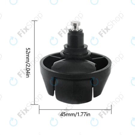 Xiaomi Dreame L10 Pro, L10 Ultra, X-series - Vorderrad (Schwarz)