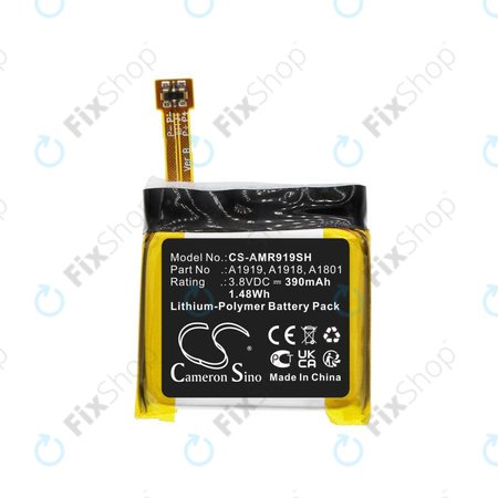 Akku batterie für Amazfit T-Rex, 390mAh, Li-Pol, 3.8V, A1919, HQ