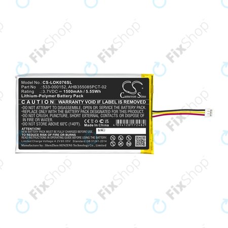 Akku batterie für Logitech G913, G913 TKL, G915, G915TKL, 1500mAh, Li-Pol, 3.7V, 533-000152, HQ