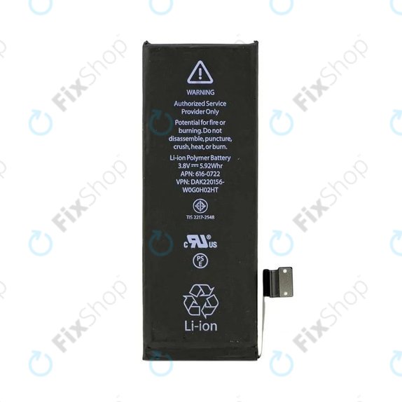 Akku Batterie für iPhone 5S, 1560mAh