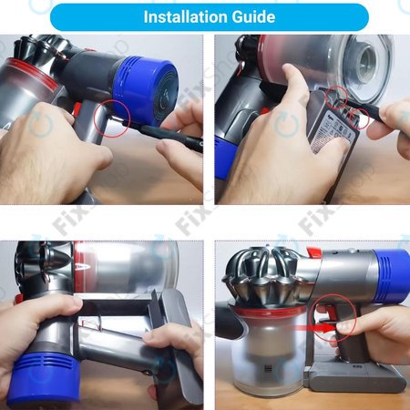 Dyson V7 - Akku Batterie 968670-02, 968670-03 Li-Ion 21.6V 2500mAh HQ