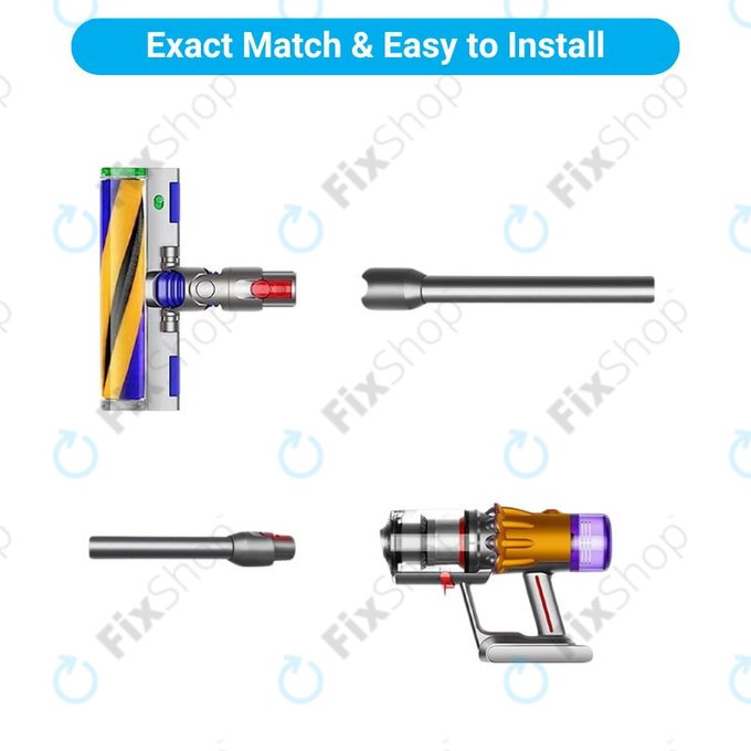 Dyson V12 - Absaugstab (Silber)