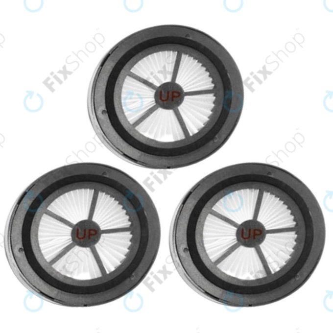 Proscenic P10, P11, U11 - HEPA-Filter (Black) - 3Stk.