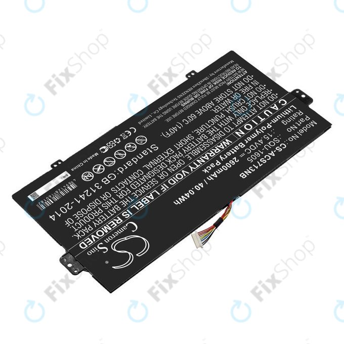 Akku batterie für Acer SF713-51, 2600mAh, Li-Pol, 15.4V, SQU-1605, HQ
