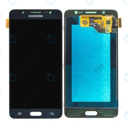 Samsung Galaxy J5 J510FN (2016) - LCD Display + Touchscreen Front Glas (Black) - GH97-18792B, GH97-19466B, GH97-18962B, GH97-19467B Genuine Service Pack