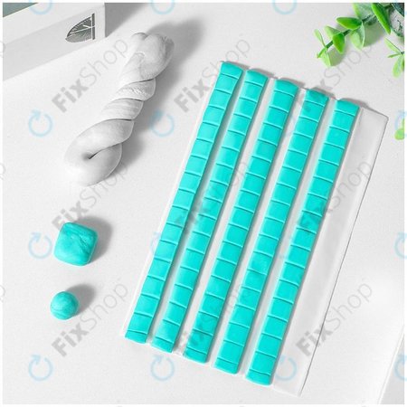 Klebeknete für die Reinigung von Telefonen und Kopfhörern (6 Streifen)