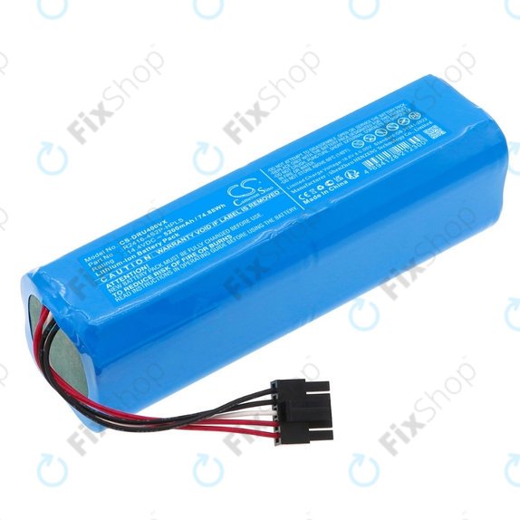 Xiaomi Dreame Bot X30 Ultra, X40 Ultra, X40 Pro Ultra, L30 Ultra, D10s Plus - Akku Batterie R2416-4S2P-HPLS 14.4V Li-Ion 5200mAh HQ