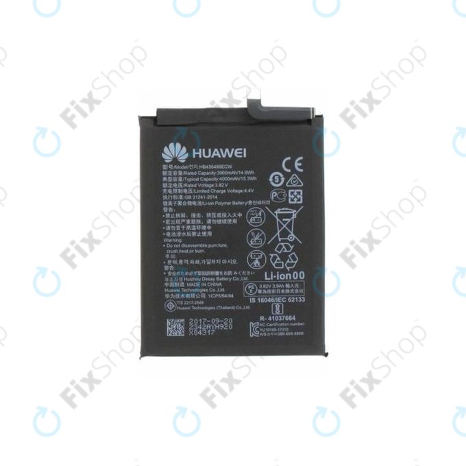 Huawei Mate 10 Pro BLA-L29, P20 Pro, Mate 10, View 20, Mate 20, Honor 20 Pro - Akku Batterie HB436486ECW 4000mAh - 24022342, 24022827 Genuine Service Pack