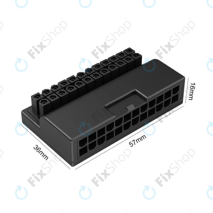 ATX 24-Pin 90° Stromadapter für Mainboard