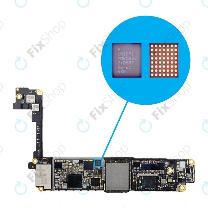 Apple iPhone 8, 8 Plus, X, XR, XS, XS Max, 11, 11 Pro, 11 Pro Max - USB Charging IC 1612A1