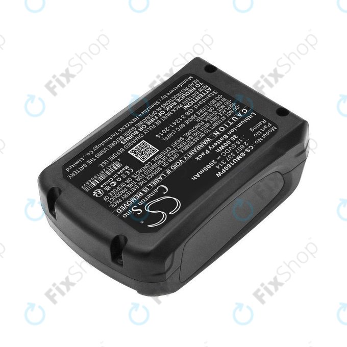 Bosch 18V - Akku Batterie 2 607 337 314 Li-Ion 18.0V 2000mAh HQ