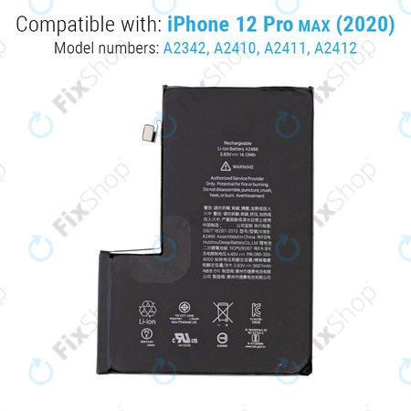 Apple iPhone 12 Pro Max - Akku Batterie 3687mAh