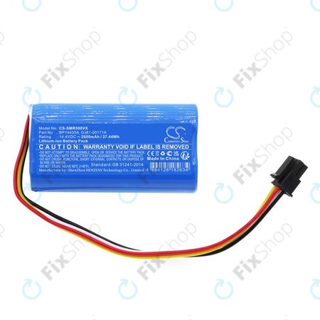 Akku batterie für Samsung PowerBot VR05R5050WK, Midea i5, i9 EYE, 2600mAh, Li-Ion, 14.4V, BP14435A, HQ