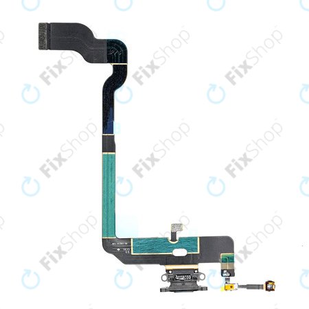 Apple iPhone XS - Ladestecker Ladebuchse + Flex Kabel (Space Gray)