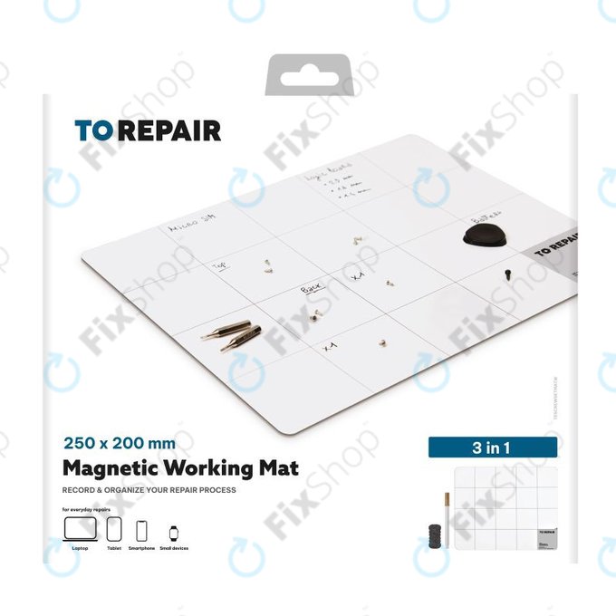 SBS - Magnetische Matte für Schrauben und Kleinteile 3in1