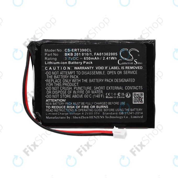 Batterie für Ascom, Avaya, Ericsson, Telstra, 650mAh, Li-Ion, 3.7V, FA01302005, HQ