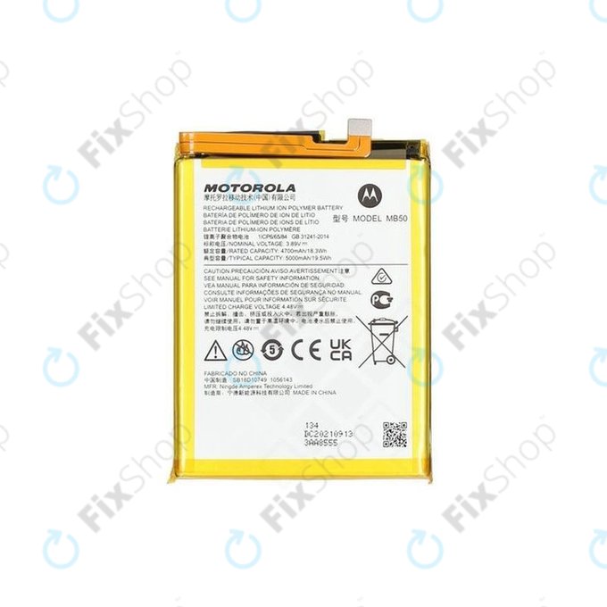 Motorola Moto G200 XT2175 - Akku Batterie MB50 5000mAh - SB18D10749, SB18D22902 Genuine Service Pack